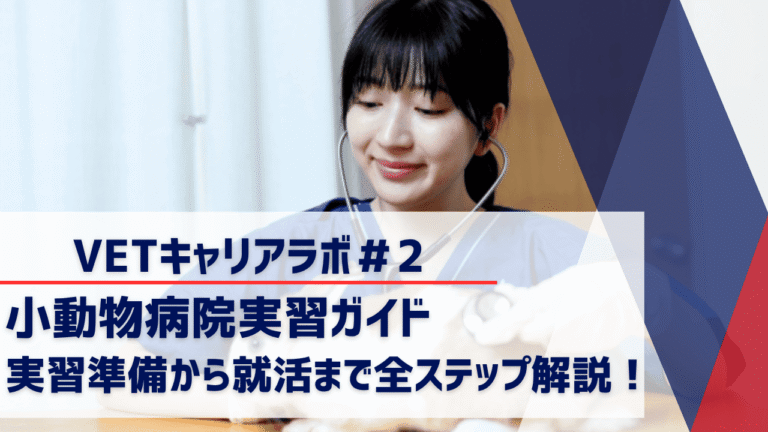 小動物病院実習ガイド 実習準備〜就活まで全ステップ解説！