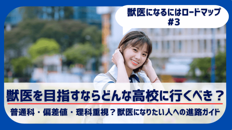 獣医になるにはどんな高校に行くべき？小中学生から始める進路選び